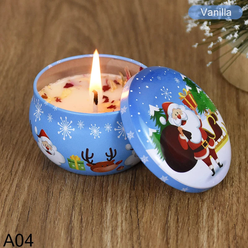 Christmas Aromatherapy Candle Jar.