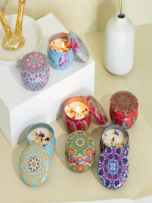 Aromatherapy candles as gifts for friends.