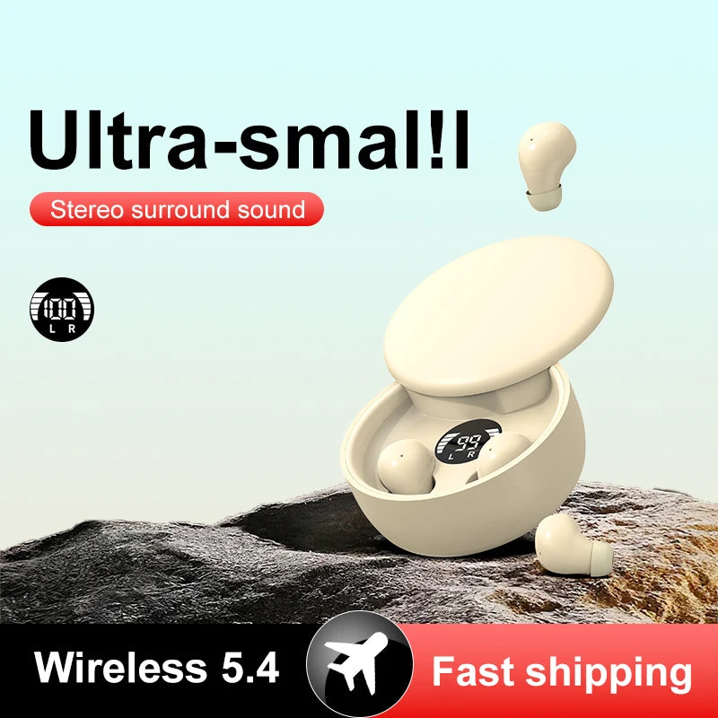 Wireless sleeping Noise canceling earbuds.