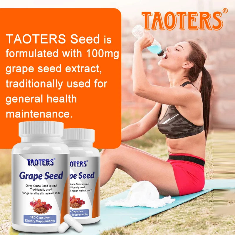 Grape Seed Capsules: Rich in Antioxidants To Support Skin Health