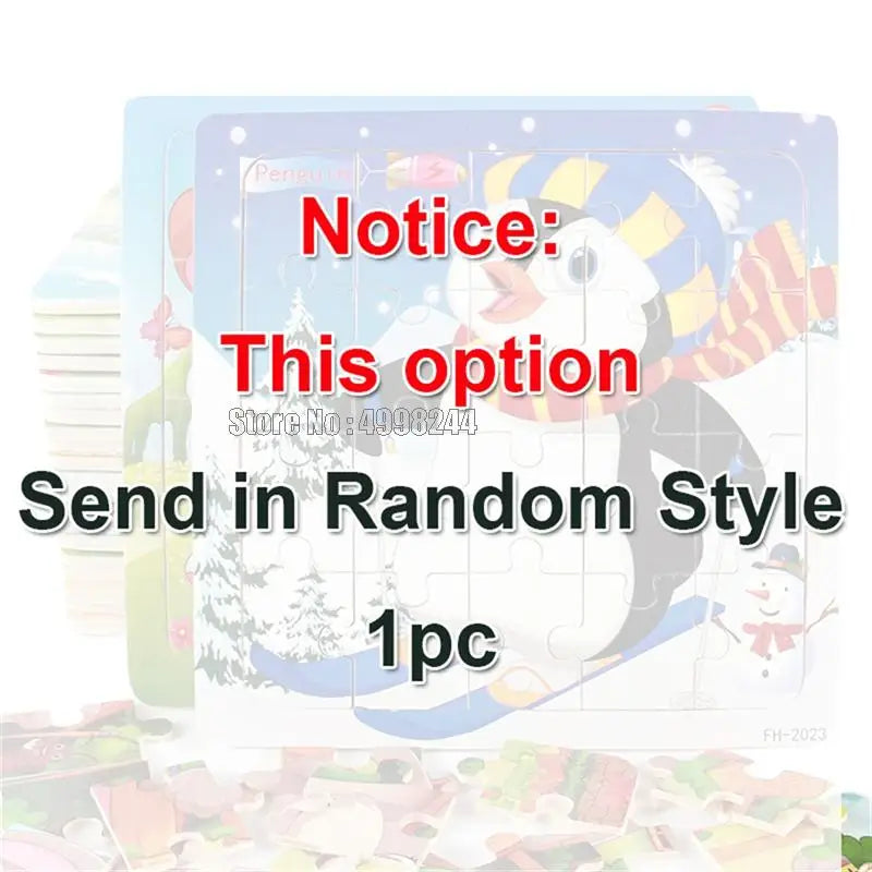 20pcs Wooden Educational Jigsaw Puzzle