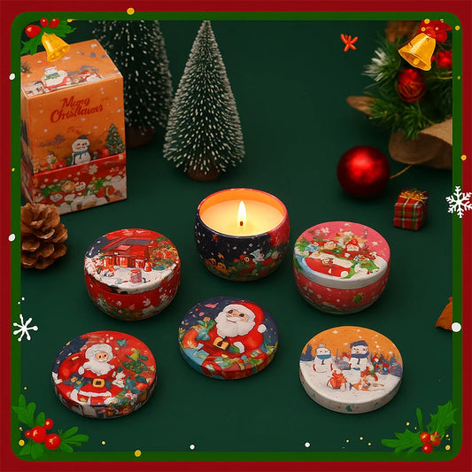 Christmas Scented Candles Set.