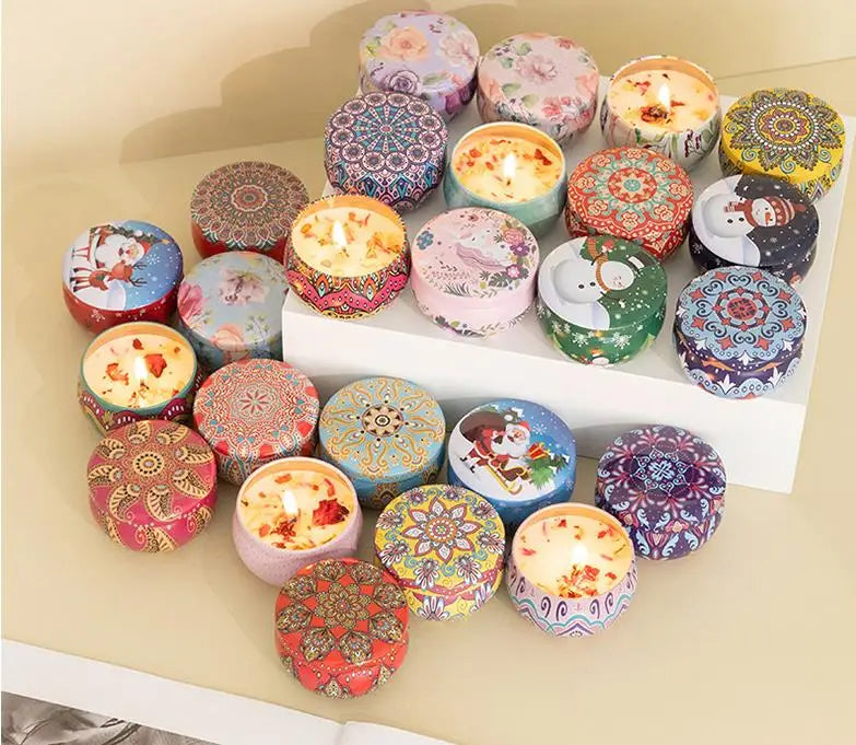 Aromatherapy candles as gifts for friends.