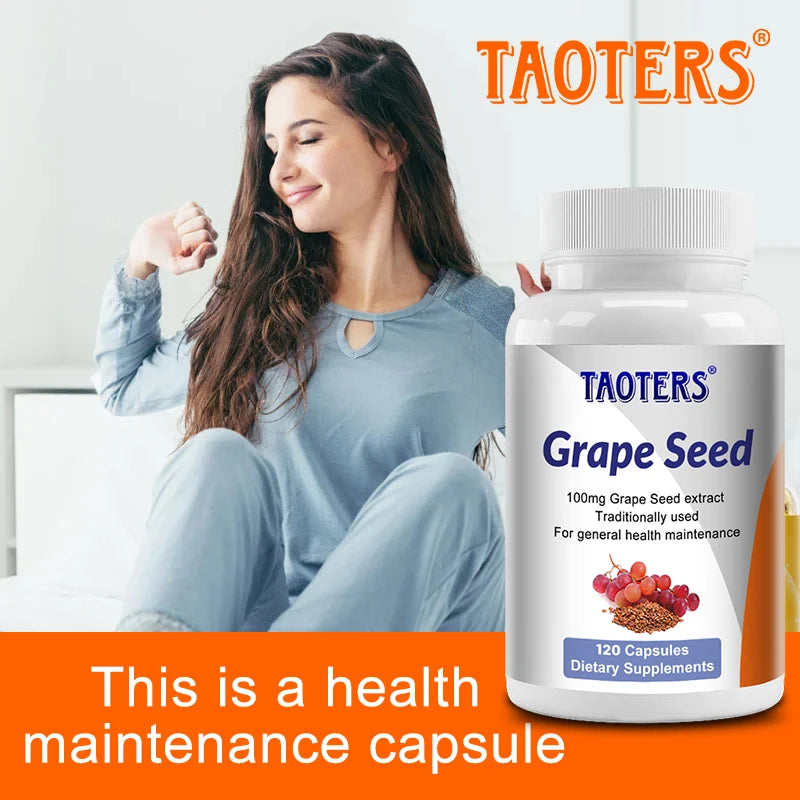 Grape Seed Capsules: Rich in Antioxidants To Support Skin Health