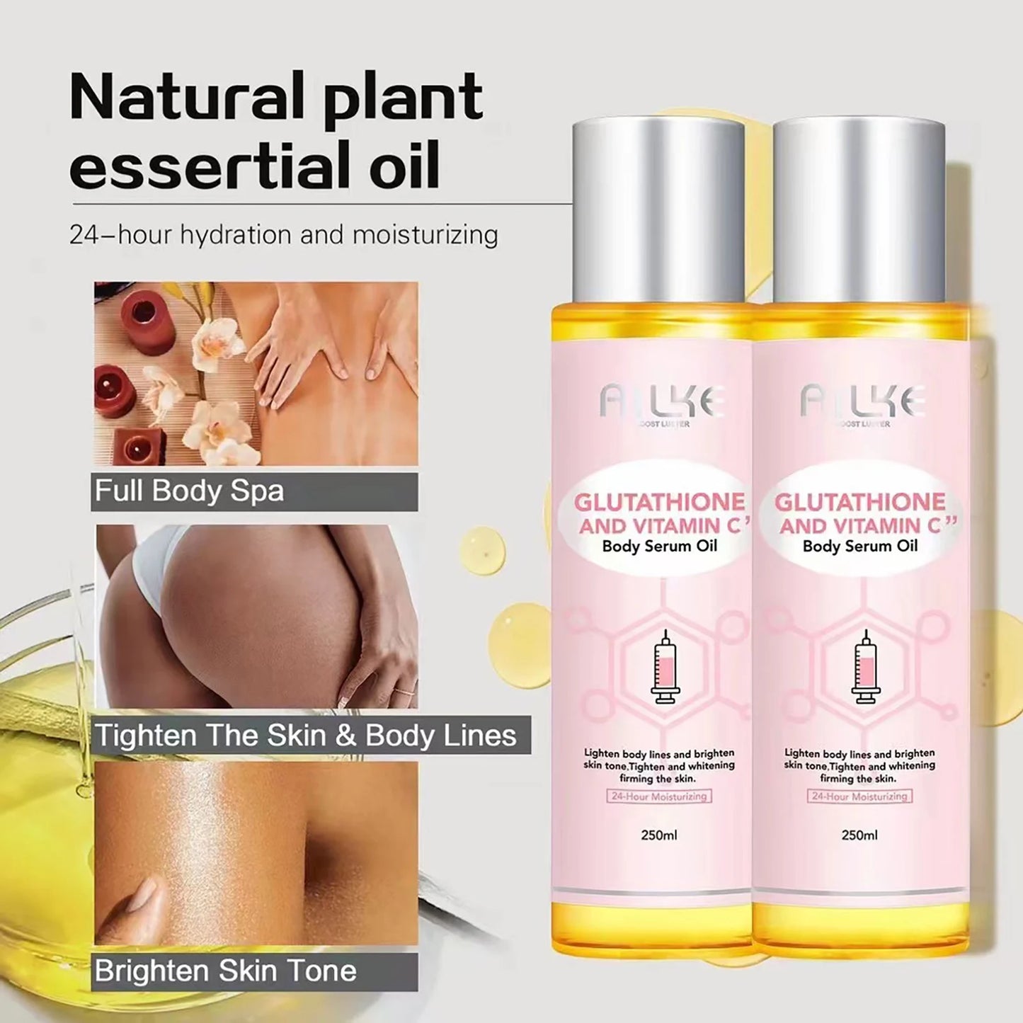 AILKE Glutathion and Vitamin C Whitening Set.