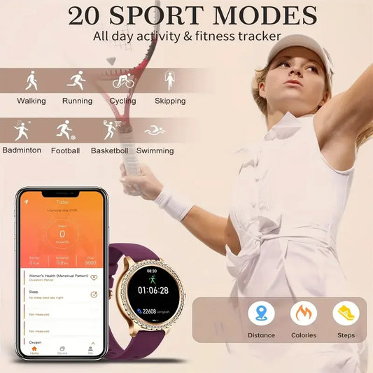 smart Watches for Women Android and iPhone Touch Screen