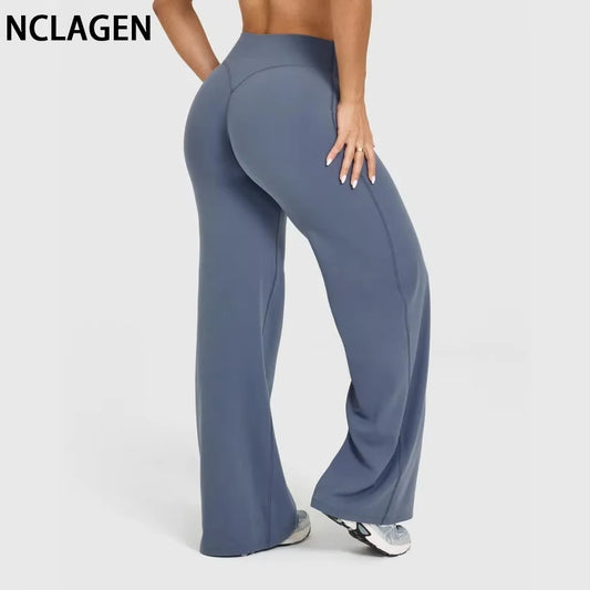 Women's Mid-Waist Yoga Pants.
