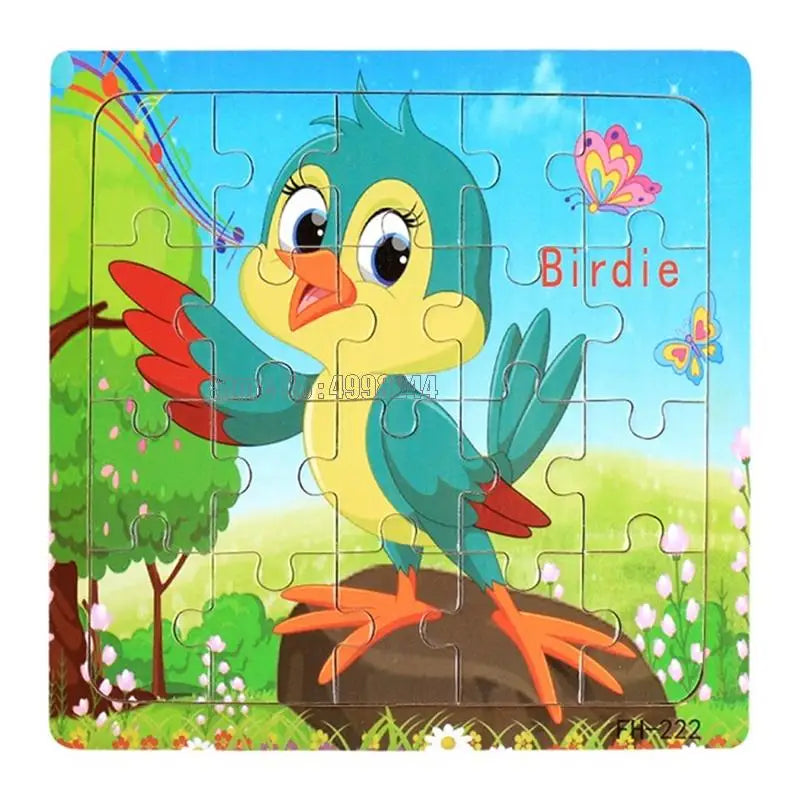 20pcs Wooden Educational Jigsaw Puzzle