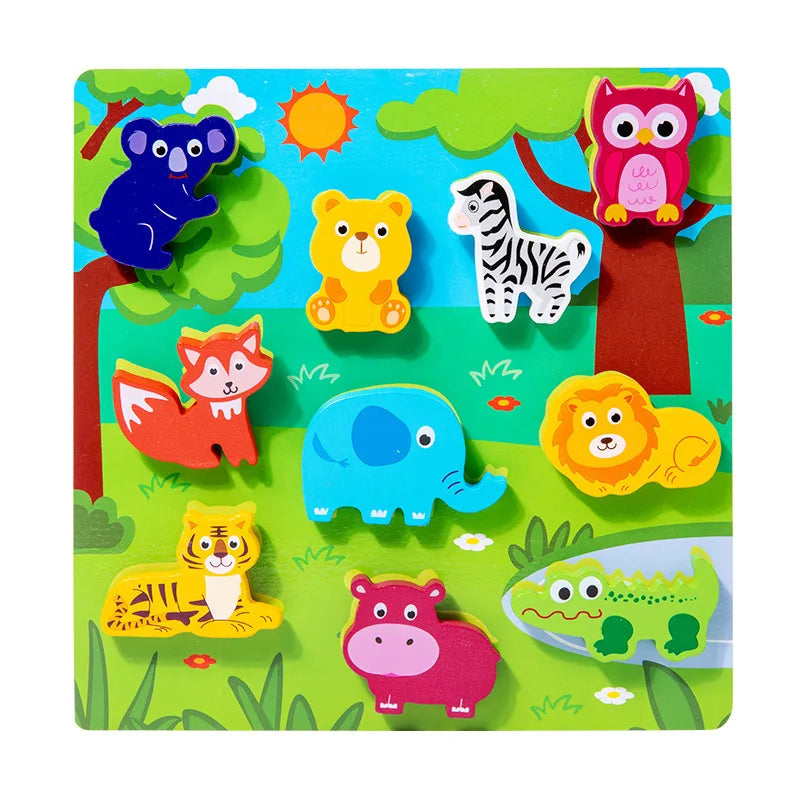 Children's 3D Puzzle Early Education.