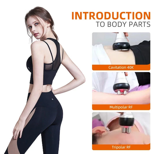 3-in-1 Vacuum 40K Slimming Cavitation Machine