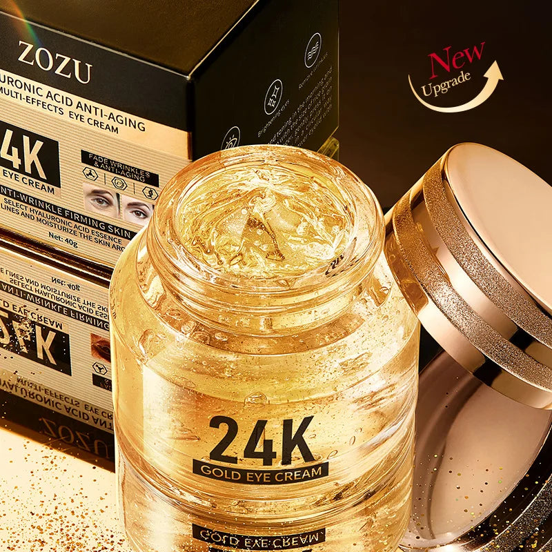 24k Gold Hyaluronic Acid Eye Cream.