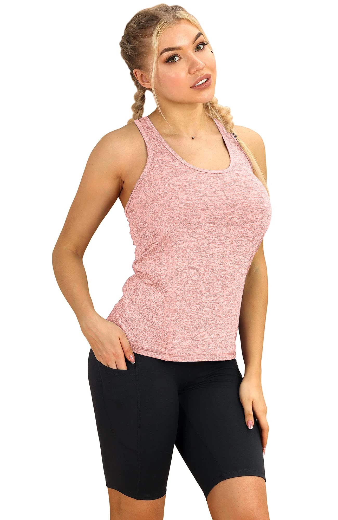 Women Sport tank Tops Loose Yoga Tops