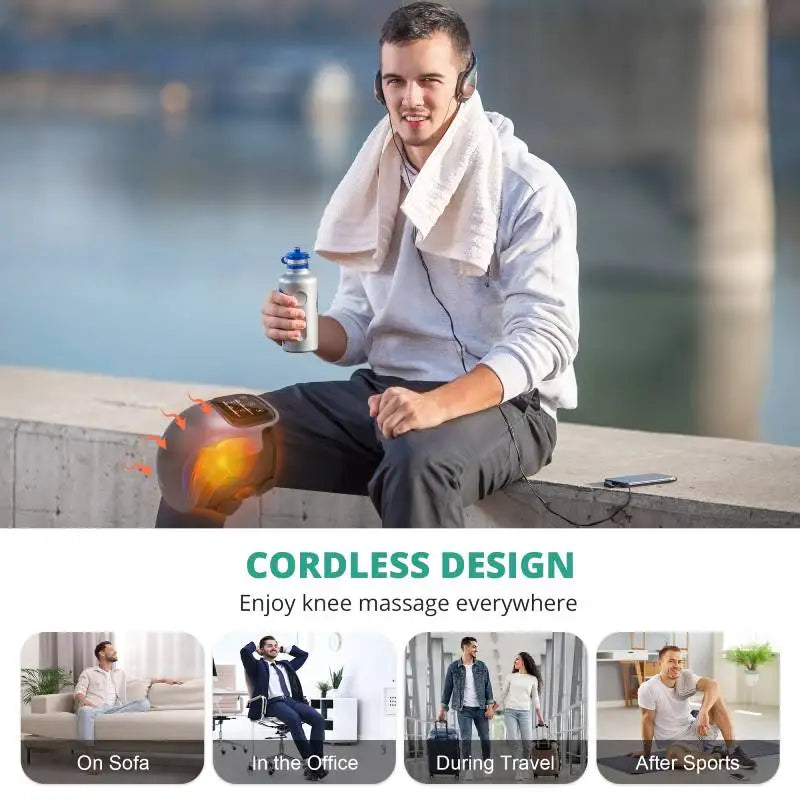 Cordless Knee Massager with Heat.