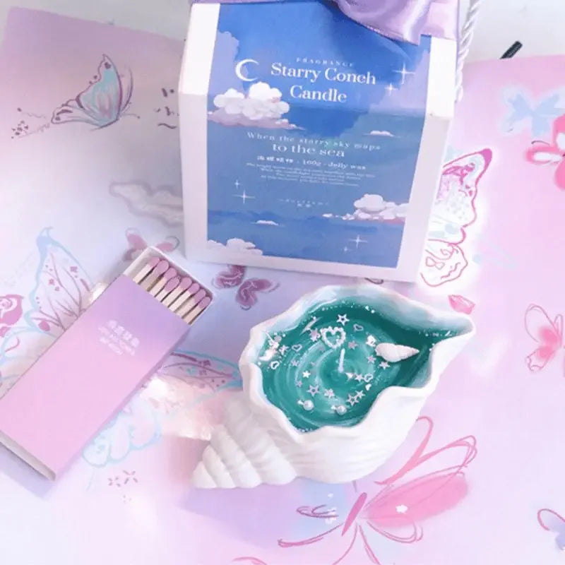 Sea Shell Aromatherapy Candle.