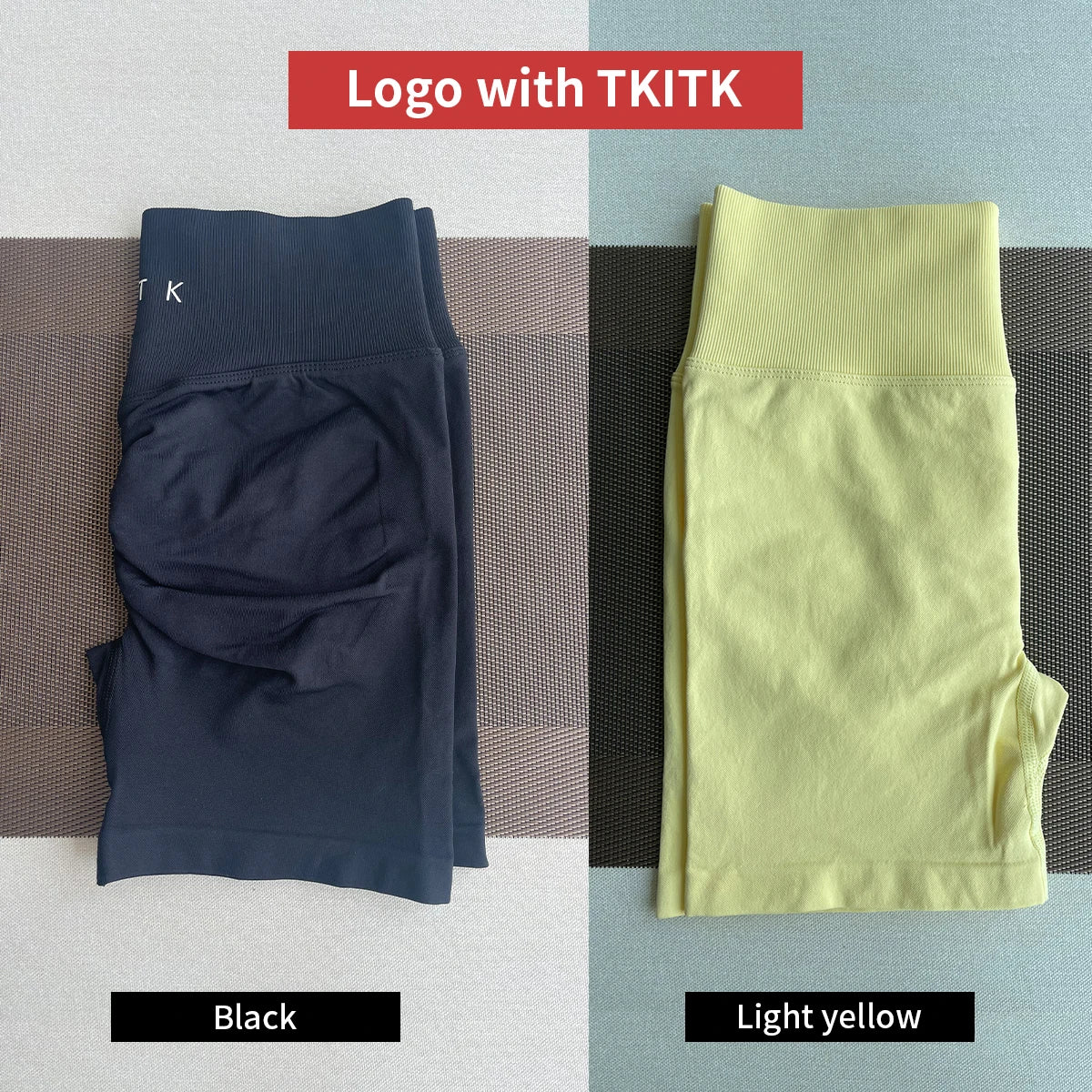 Solid Seamless Yoga shorts.