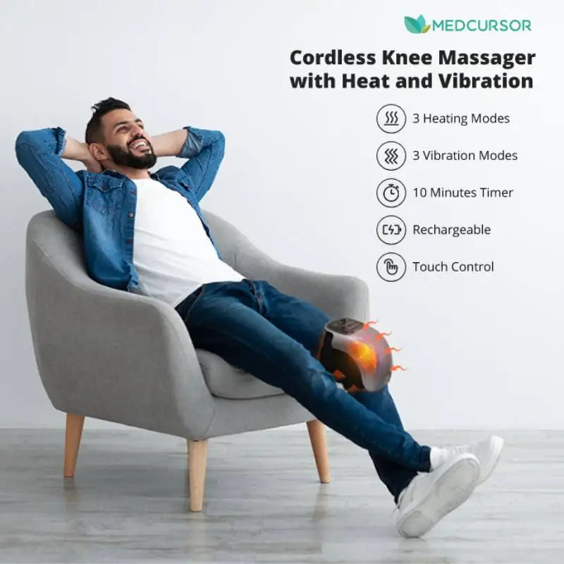 Cordless Knee Massager with Heat.