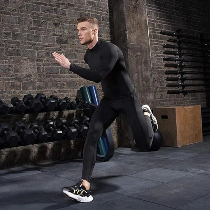 Men's Turtleneck Quick dry shirts.