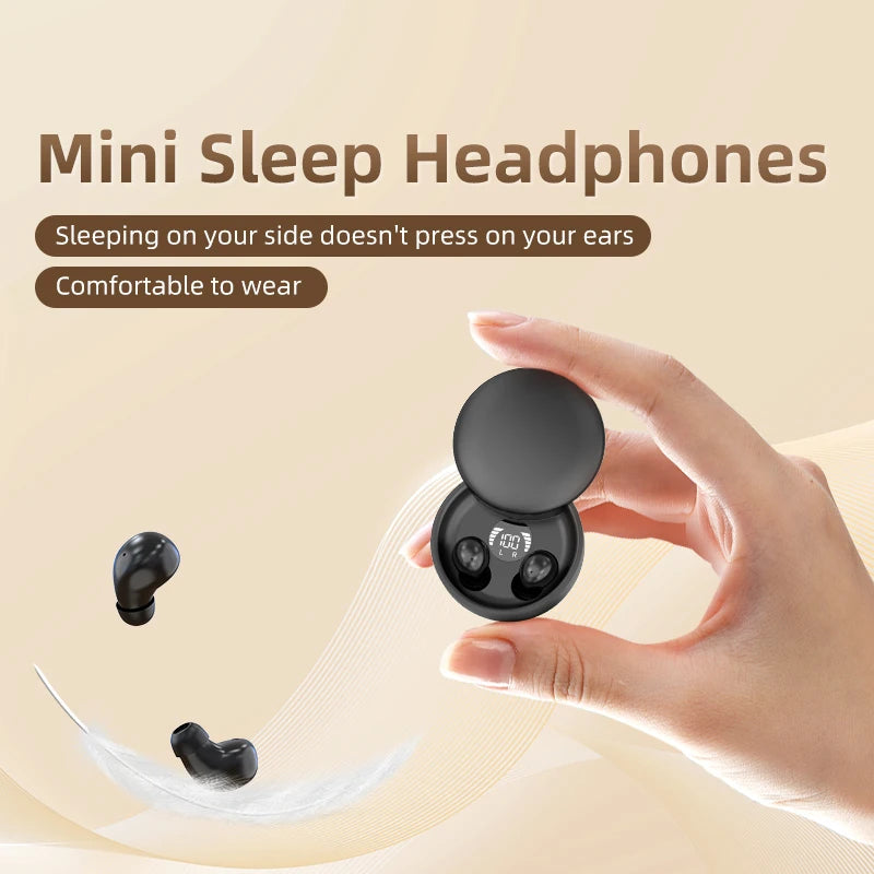 Wireless sleeping Noise canceling earbuds.