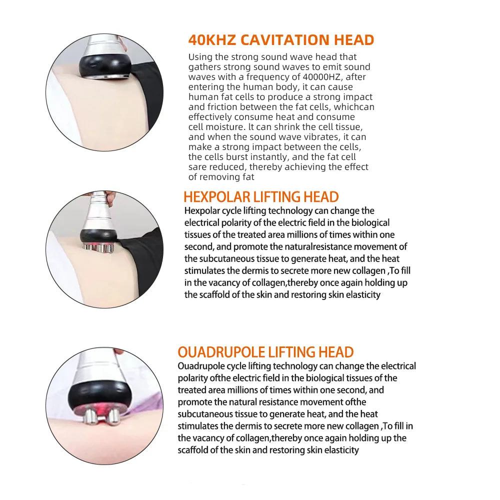 6-in-1 Professional weight loss machine