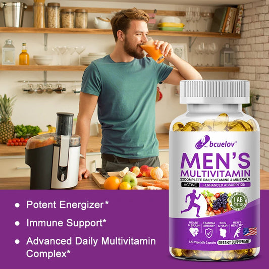Men's Daily Multivitamin for Overall Health.