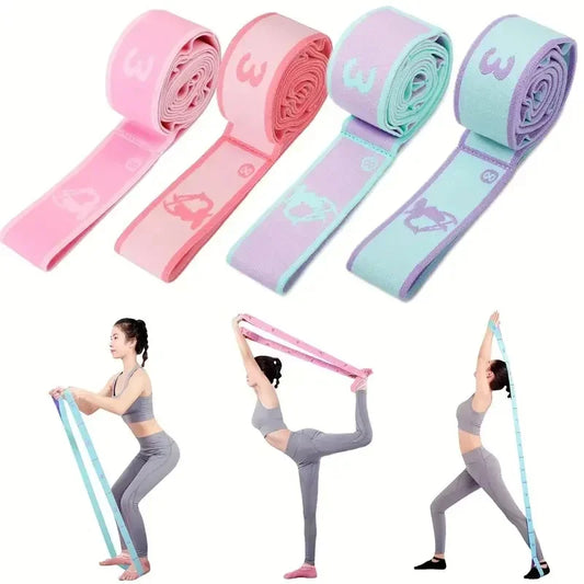 Yoga Stretching Belt Resistance Bands Fitness Sport