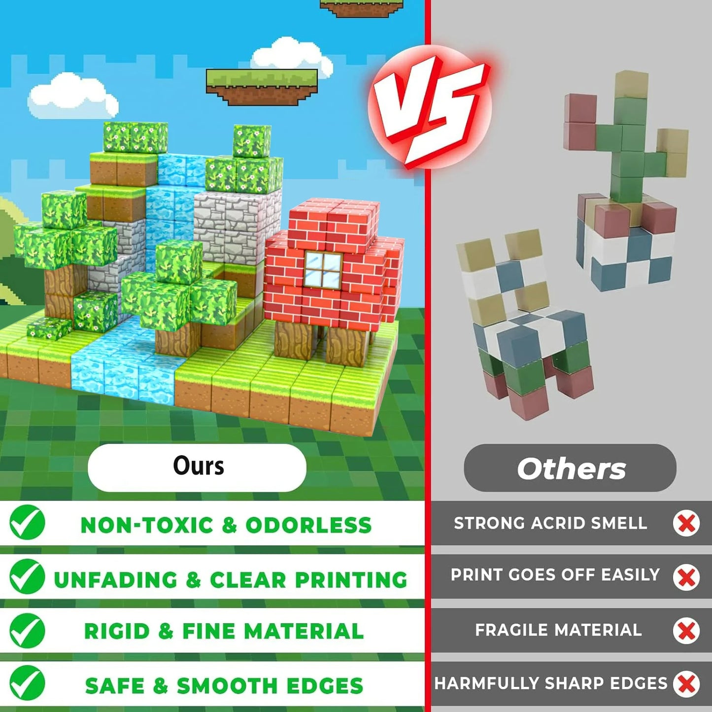 Magnetic Building Cubes Set.