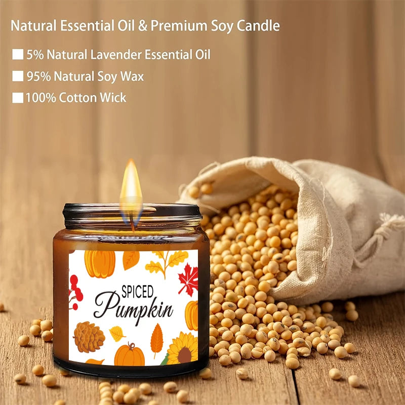 Lavender spice, autumn candles .