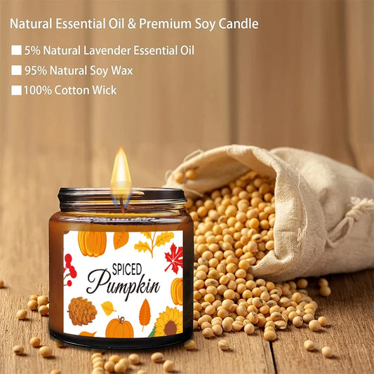 Lavender spice, autumn candles .