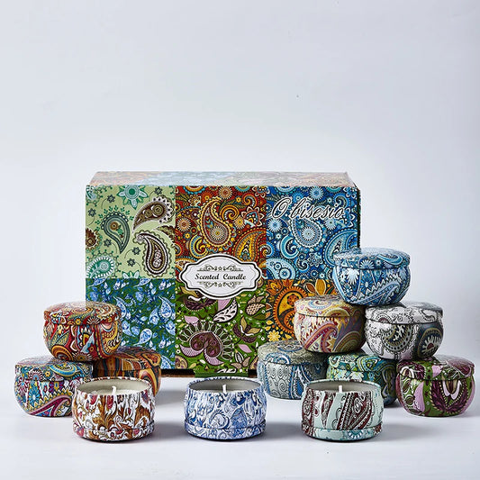 12pc Scented Candles Set.