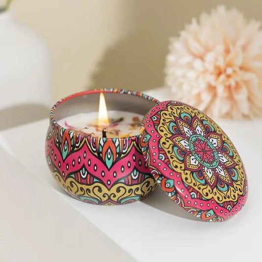 Aromatherapy candles as gifts for friends.