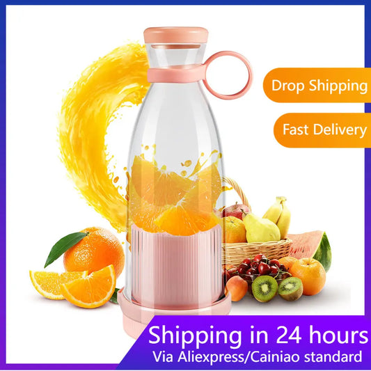 Rechargeable Mixers Fresh  Juice $ Smoothie Ice Maker
