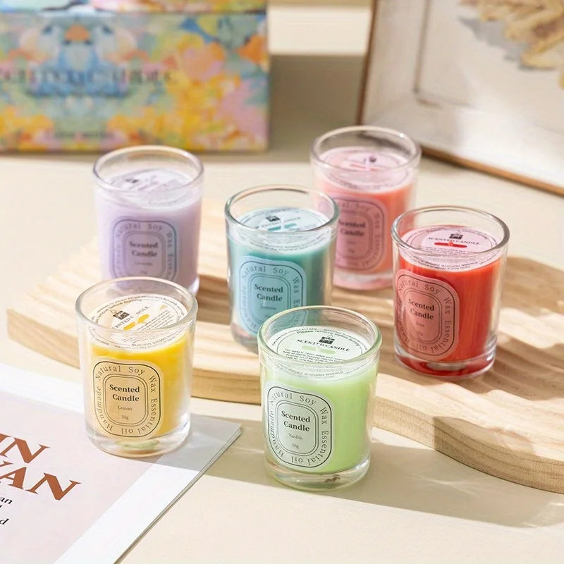 Scented Multi-Color Candle for Home.