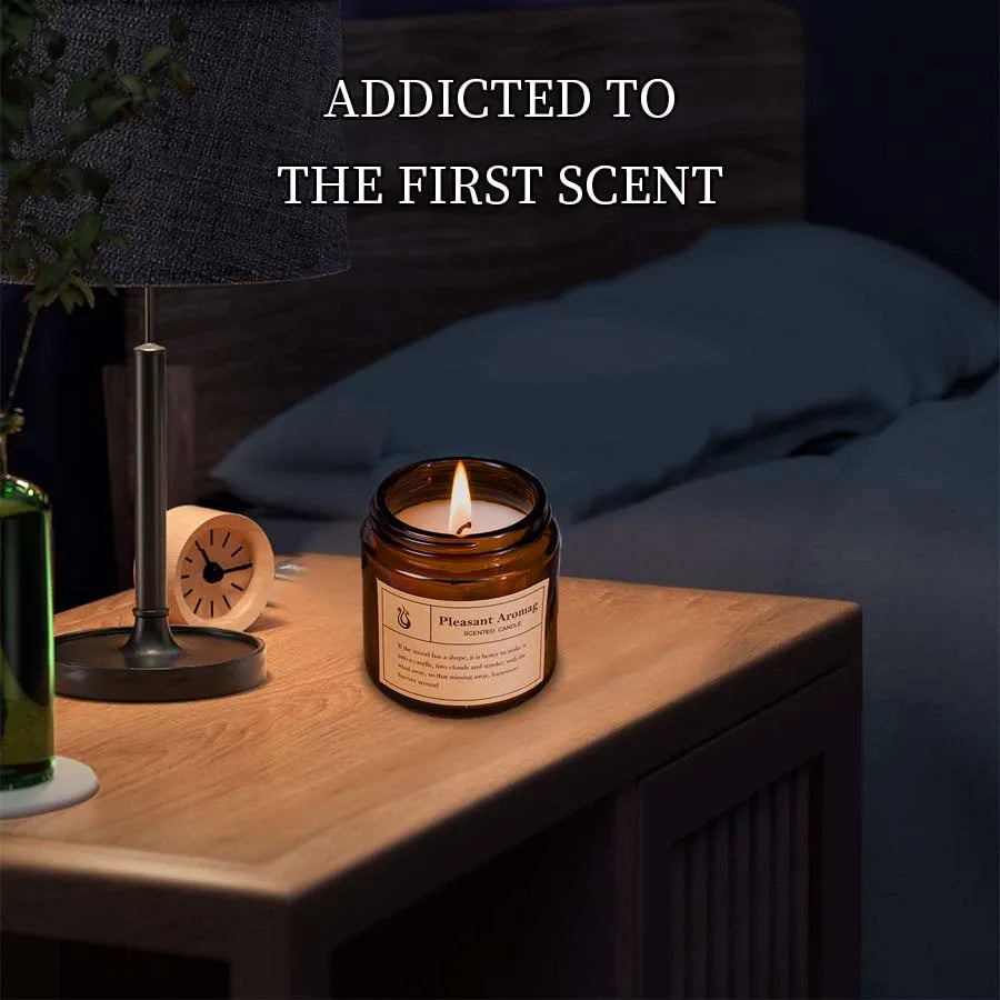 Lavender Scented decorative candle.