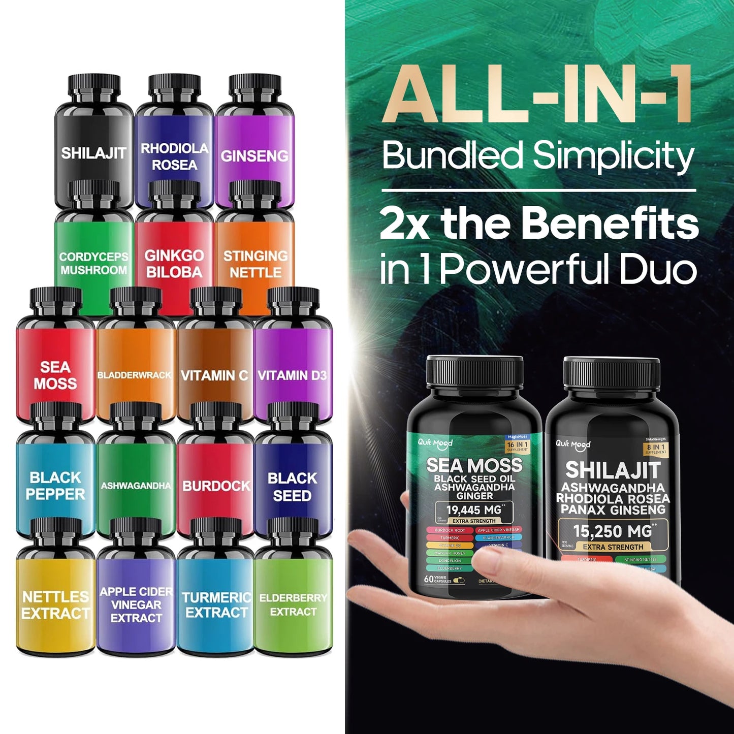 Sea Moss and shilajit Bundle with Sea