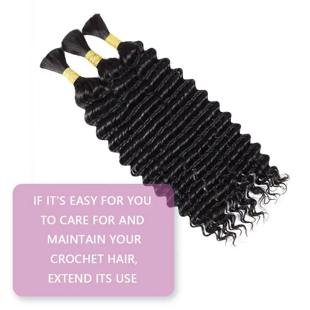 40 Inch Colored Water Deep Wave Curly Human Hair
