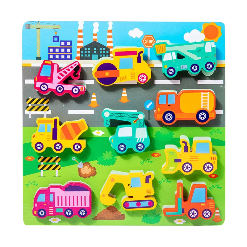 Children's 3D Puzzle Early Education.