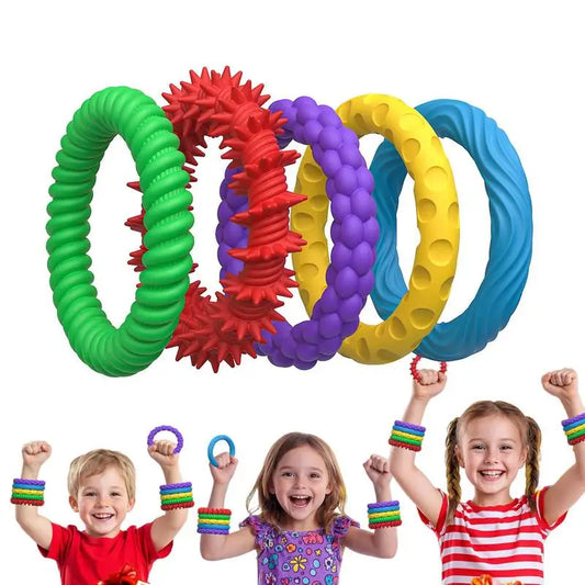 Fidget Bracelets Educational Silicone Calming Sensory Toy