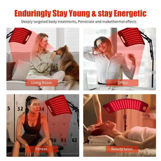 Red Light Lamp For Face and Body Infrared Light Panel