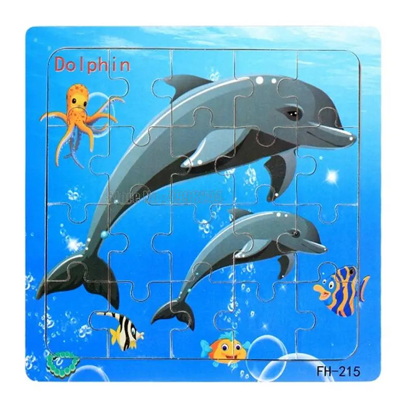 20pcs Wooden Educational Jigsaw Puzzle