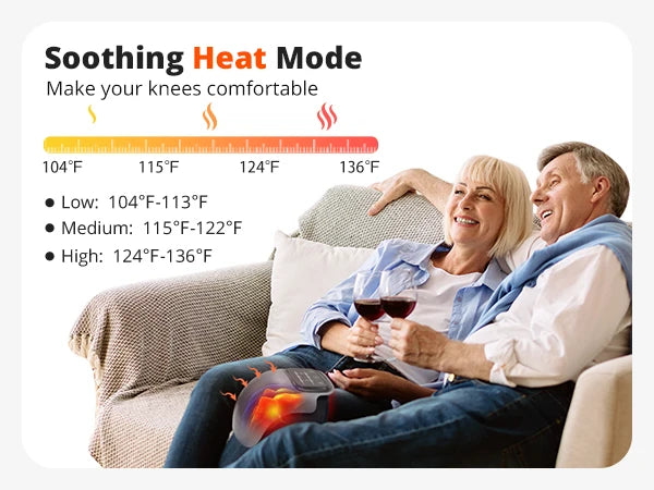 Cordless Knee Massager with Heat.