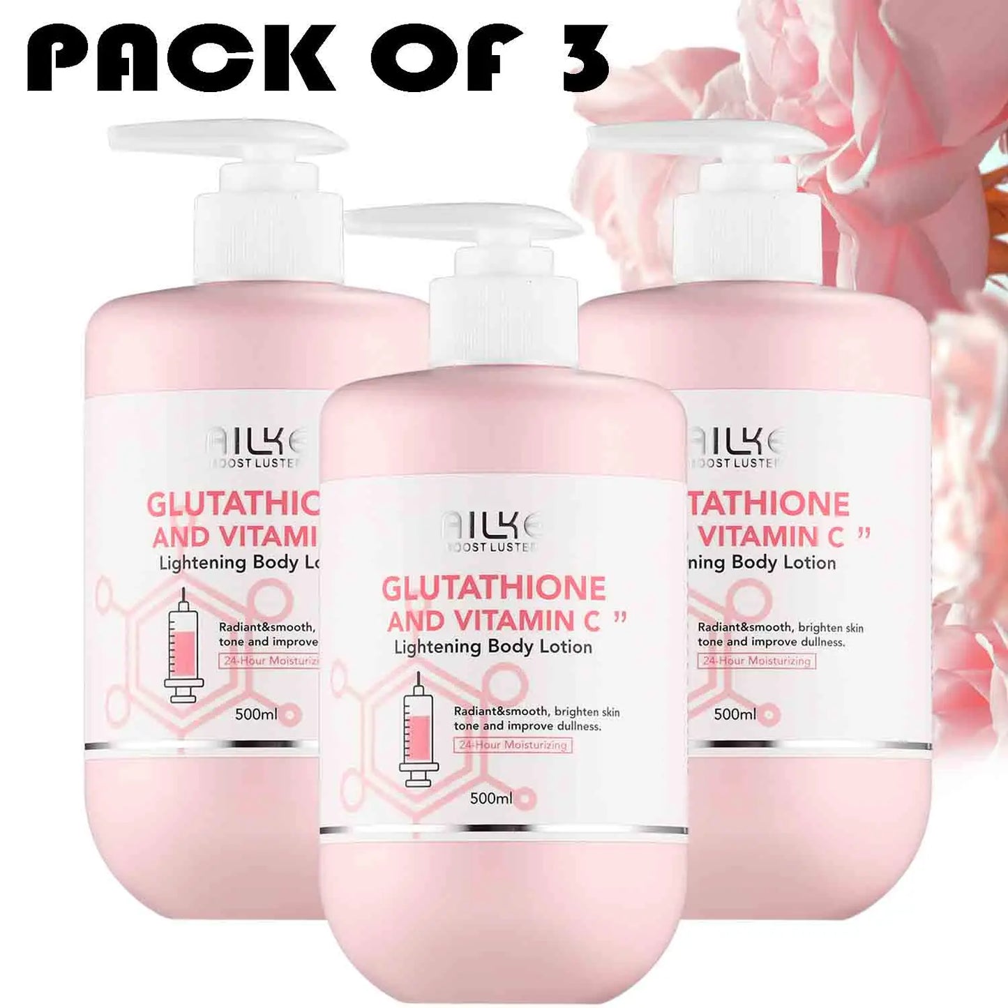 AILKE Glutathion and Vitamin C Whitening Set.