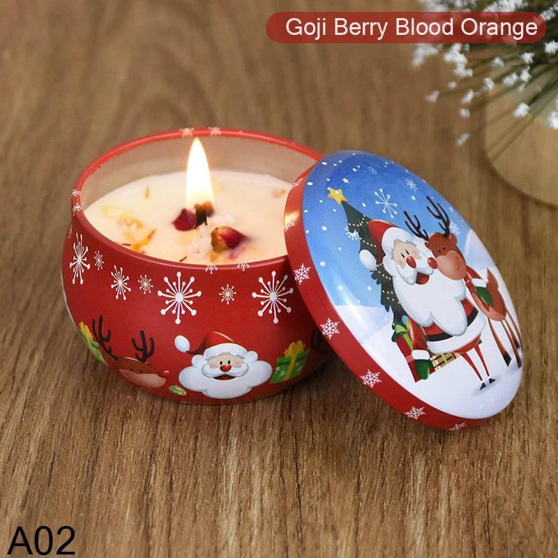 Christmas Aromatherapy Candle Jar.