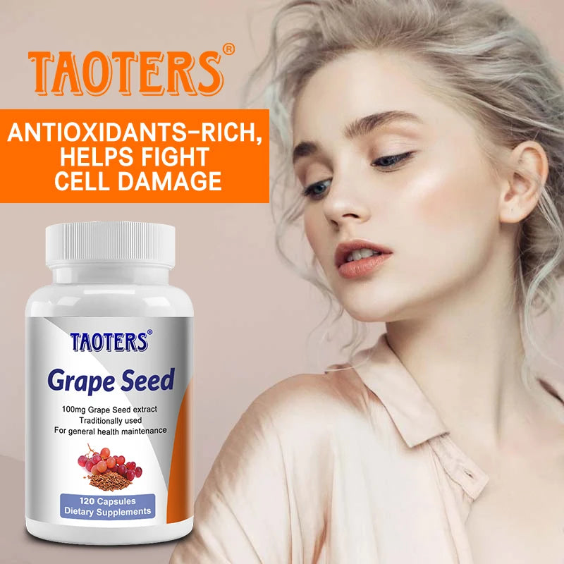 Grape Seed Capsules: Rich in Antioxidants To Support Skin Health