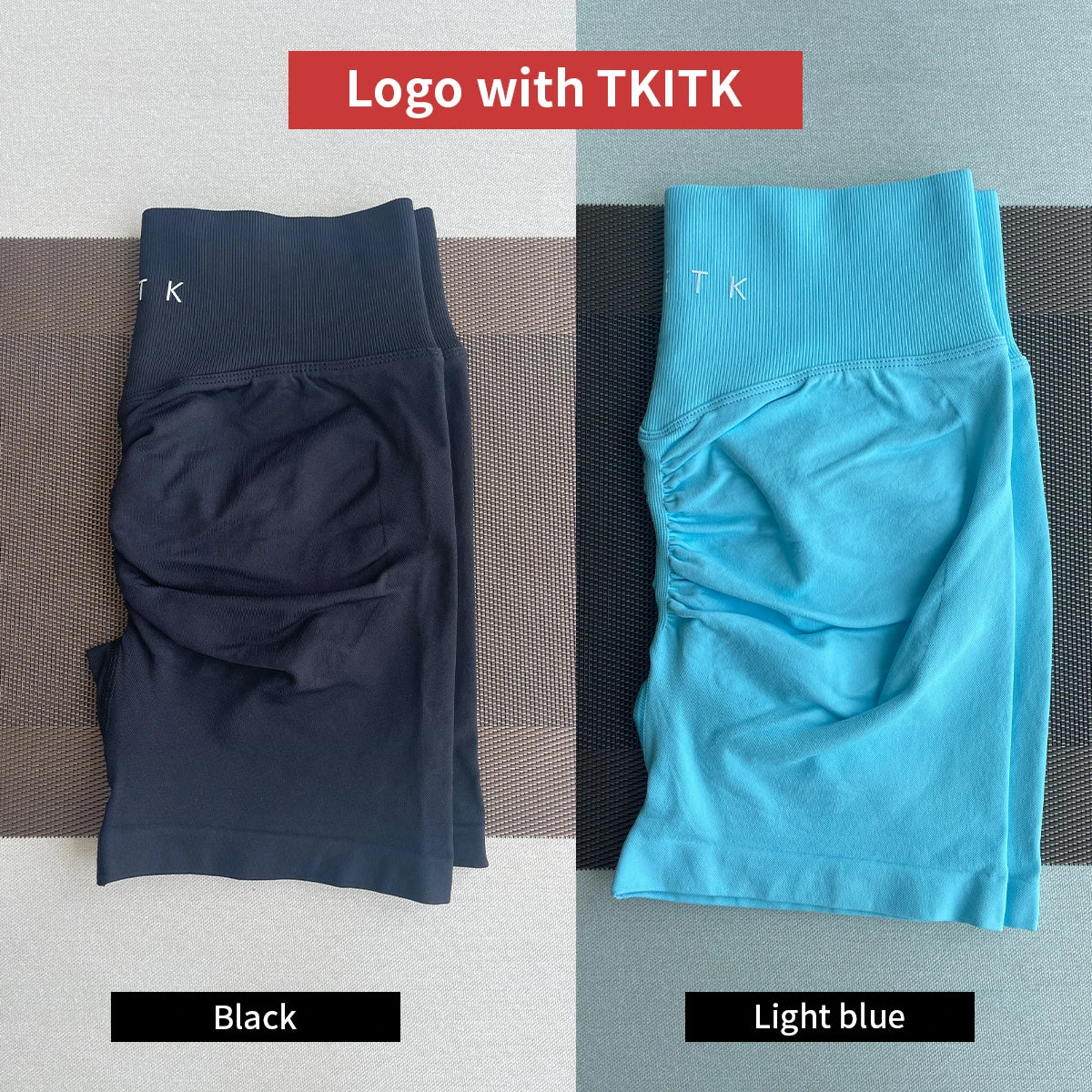 Solid Seamless Yoga shorts.