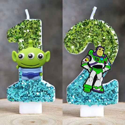 Toy Story Buzz Lightyear Candles.