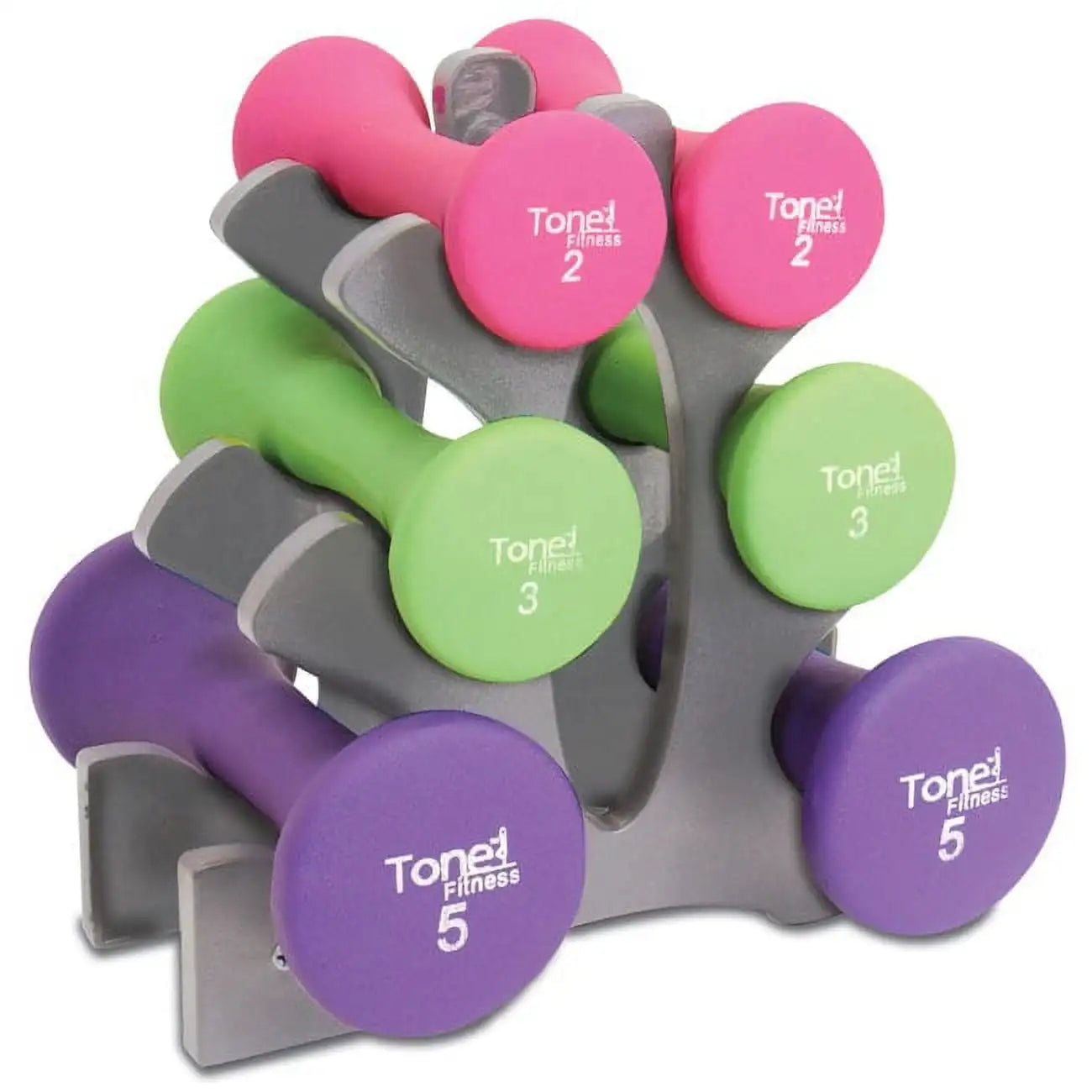 Hourglass Neoprene Dumbbell Set