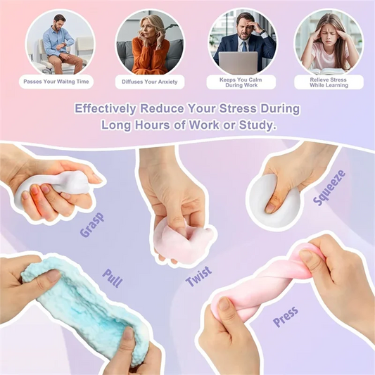 Shapeable Vacuum Squishes Sand Ball.