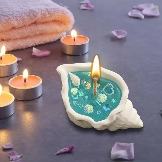 Sea Shell Aromatherapy Candle.