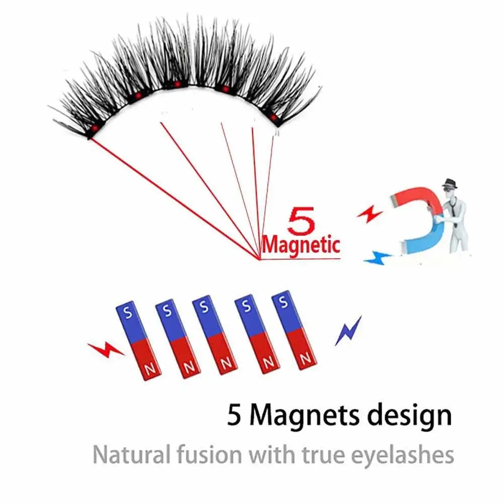 3D Natural Magnetic Eyelashes.