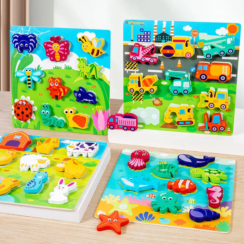 Children's 3D Puzzle Early Education.